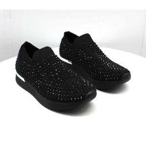Kenneth Cole Reaction Black Studded Sneakers